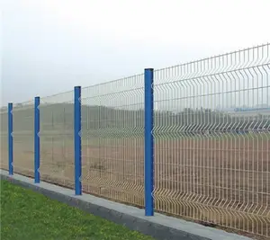 PVC Coated Welded Wire Mesh Electric Fence Security Fence 2.2mx2.0m 50x200mm