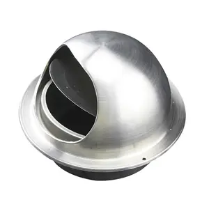 6 '' nhà thép Không gỉ tường vòng air vent diffuser không thấm nước air vent bìa