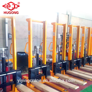 HUGO-Apilador de palés manual, 2 toneladas, 2000kg, 4400lbs, nueva carretilla elevadora de 4400lbs con componente de bomba de núcleo - Product Image 3