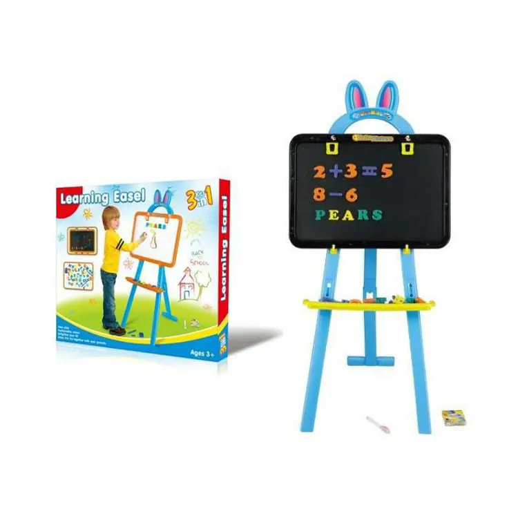 Детская развивающая игрушка, большой обучающий мольберт, доска для рисования с магнитными буквами