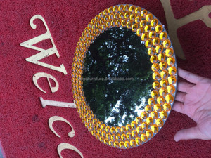 Miroirs brillants en diamant perlé, plaques pour Tables de mariage - Product Image 4