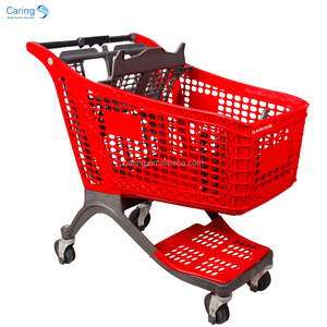 패션 디자인 소매 식료품점 플라스틱 슈퍼마켓 쇼핑 카트 - Product Image 1