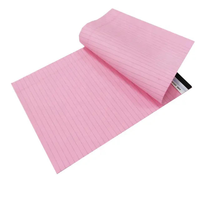 De lujo de nota Pad impreso personalizado estilo de color interior libro de notas de papel rosa 8,5 "x 11" Legal almohadillas