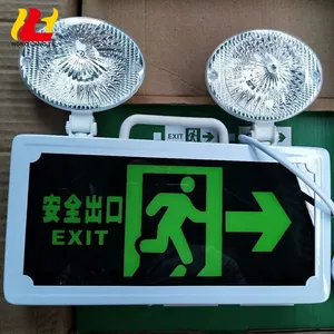 Factory high quality t8 g13 E27 glass cover wholesale emergency lighting double headlights EXIT sign led light bulb rechargeable