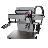 Imprimante d'étiquettes PLC semi-automatique de table de type T à moteur de haute précision nouvelle ferme de cartes d'impression à écran plat
