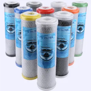 10 Inch CTO mini water filter Cartridge filter water