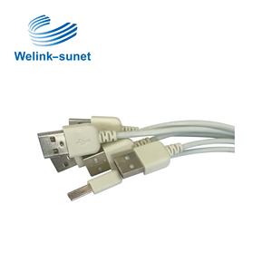 Blanco USB 2,0 ordenador mazo de cables para equipos de comunicación - Product Image 2