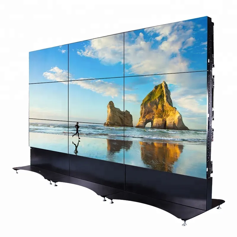 LCD video wall 55 inch 4K controller splicing screens TV media video wall display with led backlit