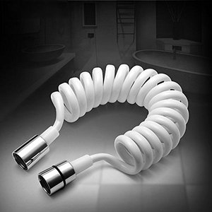 1 M 1,2 m 1,5 m de plástico blanco PU <span class=keywords><strong>ducha</strong></span> flexible <span class=keywords><strong>manguera</strong></span> extensible de alta calidad teléfono <span class=keywords><strong>manguera</strong></span> tubo - Product Image 2