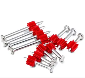 Drive pins nail standard drive pin with red washer from Guangzhou