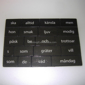 Feuille magnétique pour réfrigérateur imprimée personnalisée <span class=keywords><strong>Mots</strong></span> de police anglais éducatifs Aimants magnétiques pour réfrigérateur pour cadeaux d'affaires promotionnels - Product Image 2