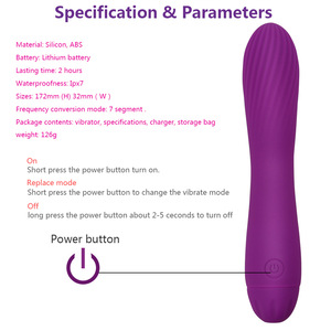 7 modalità <span class=keywords><strong>vibratore</strong></span> per le donne Dildo G Spot bacchetta <span class=keywords><strong>vibratore</strong></span> Vagina clitoride massaggiatore femminile masturbazione motore elettrico giocattolo del sesso adulto % - Product Image 2