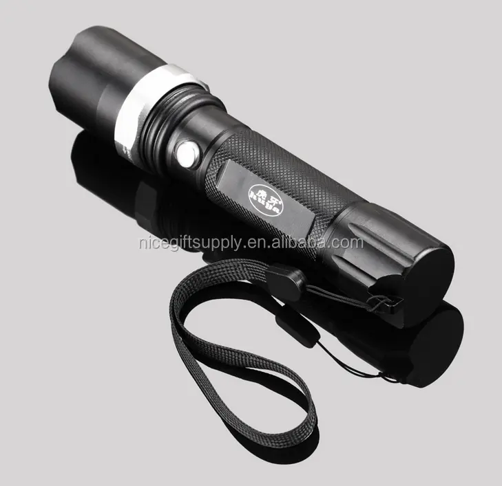 Customizable Dry Batteries Aluminum LED Flashlight