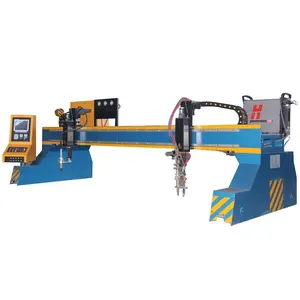 2560 gantry tipo 105a máquina de corte, cortador de plasma cnc para venda tamanho grande plasma