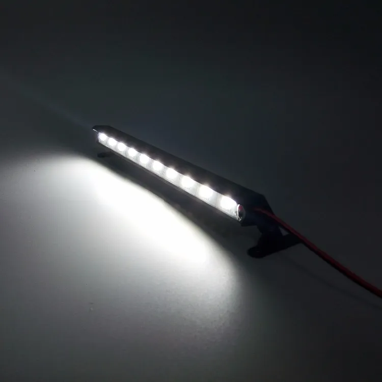 RC 1 10 Car Aluminum Light Bar with 10 Super LED FOR TAMIYA,AXIAL,RC4WD Crawler Car with Receiver