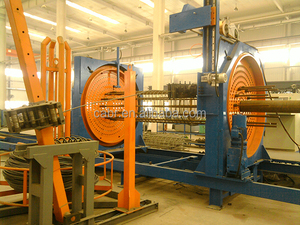 Machines automatiques de fabrication de cages à poteaux, machine de soudage de cages de renforcement avec structure compacte, cages cylindriques - Product Image 5