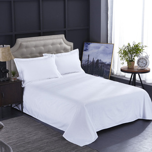 Tissu hôtel drap de <span class=keywords><strong>lit</strong></span> plat dans l'ensemble de literie ligne de <span class=keywords><strong>lit</strong></span> blanc 100% coton qualité classique tissé solide housses de <span class=keywords><strong>couette</strong></span> <span class=keywords><strong>240x260</strong></span> 5 pièces - Product Image 3