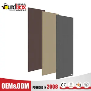 SOUNDBOX 100% eco-friendly lã de fibra compósita acústica H1800 * W600 * D50mm painel decorativo de parede decorativa 3d difusor