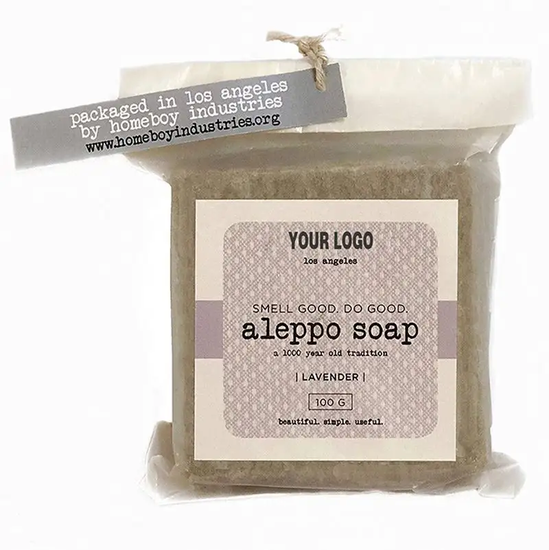 Lavendel Aleppo Seife Großhandel natürliche Handelsmarke Marke OEM ODM Private Label 1000pcs Erwachsene Grund reinigung weiblich