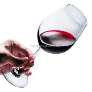 Bicchiere di vino trasparente senza piombo per feste in acciaio inox PP metallo per vino rosso a casa