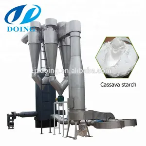Fully automatic low cost industrial flash dryer for cassava flour and starch production line