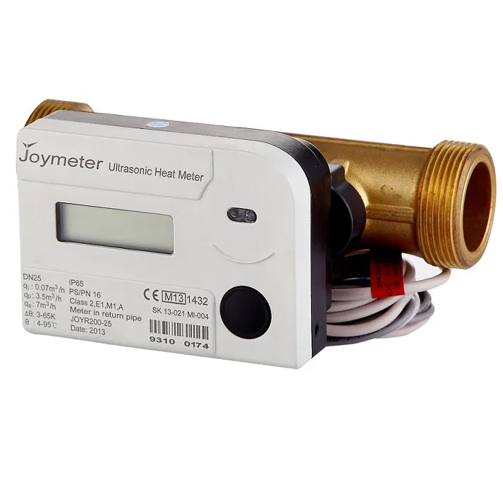 JOYR200C smart Ultrasone Warmte Meter met M-bus/puls uit thermische meter goedkope prijs