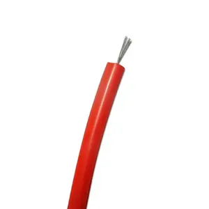 high flexible Red color AGG high-voltage silicone wire/cable