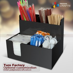 Double Tiers Theewinkel Organizer Wegwerp Papieren Beker En Theezakje Koffie Specerijen Houder - Product Image 4