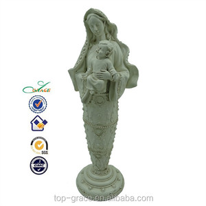 Resina religiosas christan artesanía estatua de la <span class=keywords><strong>madre</strong></span> y el bebé - Product Image 1