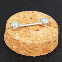 Anneau de dilatation du mamelon en acier chirurgical pour femme, faux barbell, piercing du mamelon, bijoux