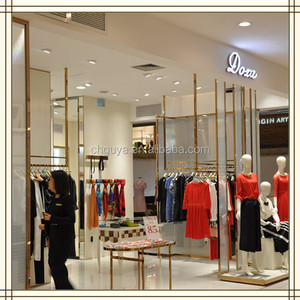 Venta de <span class=keywords><strong>la</strong></span> tapa de metal montado en <span class=keywords><strong>la</strong></span> pared boutique vitrina para <span class=keywords><strong>tienda</strong></span> de ropa - Product Image 1