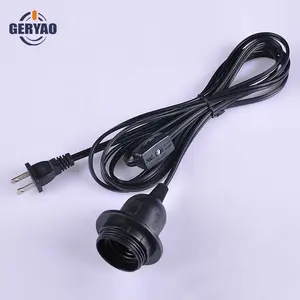 Pabrik Cina Kanada Amerika Serikat Plug Switch Kawat E26 Lampu Pemegang Tali Perakitan