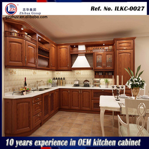 Meubles de cuisine en bois massif, conceptions de cuisine modulaires pour petites cuisines - Product Image 1