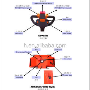 Transpallet Elettrico con Forche da 1070mm e Controllo Curtis da 1,3t - Product Image 6