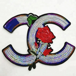 Nhà máy tùy chỉnh giá sequin thêu vá quần áo/Ăn mặc các bản vá <span class=keywords><strong>l</strong></span>ỗi - Product Image 3