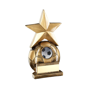 Trofeo de Resina de <span class=keywords><strong>Portero</strong></span> de Fútbol con Balón en las Manos - Product Image 4