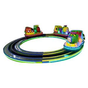 Parque de Atracciones al aire libre para niños, pista de <span class=keywords><strong>ferrocarril</strong></span> para niños, precio de fábrica con monedas, coche de riel de fruta, paseo en oferta - Product Image 3