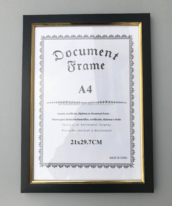 A4กรอบเอกสาร,กรอบใบรับรอง,กรอบรูปพลาสติก PS - Product Image 6