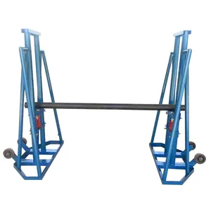 electrical cable drum jack10 ton hydraulic cable reel jack stand 5 ton cable drum stand