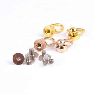 Vis à riveter Chicago de 7,5 mm avec anneau en O pour la décoration de sacs, de porte-monnaie et d'étuis de téléphone en <span class=keywords><strong>cuir</strong></span> - Product Image 5