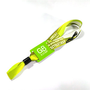 Music Festival <strong>Fabric</strong> <strong>Wristband</strong> Woven Nfc Bracelets Custom MIFARE Ultralight Rfid Bracelet - Product Image 4