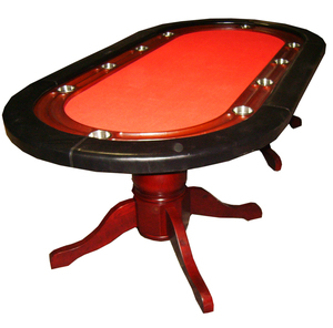Luxury Portable <strong>Poker</strong> <strong>Table</strong> With Wood Leg - Product Image 3
