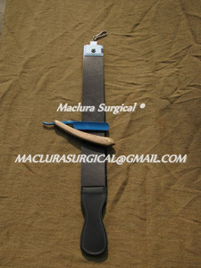 Người Đàn Ông Sang Trọng Củ<span class=keywords><strong>a</strong></span> Thợ Cắt Tóc Thẳng Dao Cạo Mài Vành Đai Với Dual-Hai Lớp Da & Vải Thép Xử Lý Dao Cạo <span class=keywords><strong>Strop</strong></span> - Product Image 3