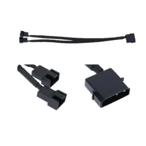 Molex 4-poliges IDE Molex zu 2-poligem 3-poligem/4-poligem PC-Lüfter-Splitter kabel