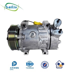 Compressore Aria Condizionata Auto per PEUGEOT 406/607/807/CITROEN C5/C8/XSARA/<span class=keywords><strong>LANCIA</strong></span>/<span class=keywords><strong>FIAT</strong></span> SCUDO 6453NL/6453YJ/9659232180/9645440480/9686061780 - Product Image 2