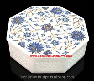Belle boîte en pierre incrustée - Product Image 1