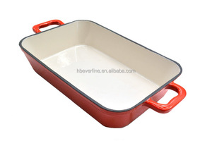 Poêle à 60 plats en fonte émaillé, ustensile de cuisine, rôtissoire pour cils - Product Image 2