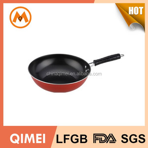 Rouge wok ustensiles de <span class=keywords><strong>cuisine</strong></span> en acier au carbone - Product Image 1