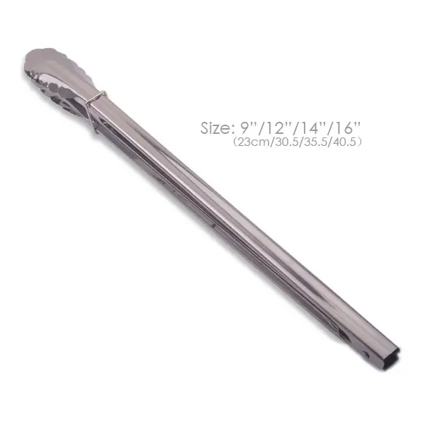 stainless steel food tong 9"12" 14" 16"