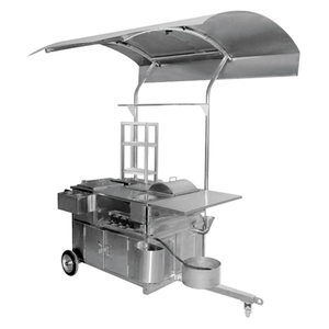 Nouvelle conception <span class=keywords><strong>de</strong></span> <span class=keywords><strong>station</strong></span> <span class=keywords><strong>de</strong></span> restauration mobile multifonctionnelle en acier inoxydable à 2 roues, pour la transformation <span class=keywords><strong>de</strong></span> la restauration rapide, utilisation commerciale, intégrée - Product Image 1